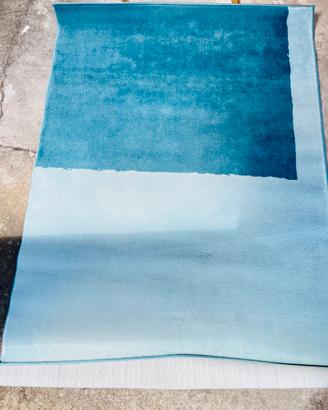 Tappeto blu azzurro