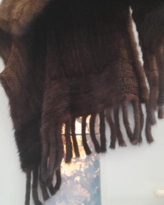Poncho di Pelliccia Armani