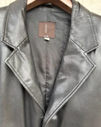 Cappotto vintage in pelle