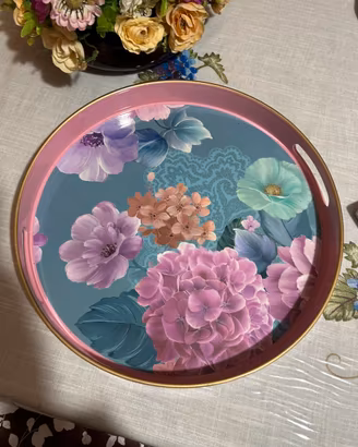 Vassoio decorativo floreale
