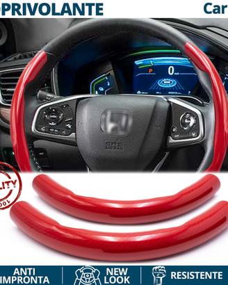 COPRIVOLANTE Rosso per HONDA in FIBRA CARBONIO