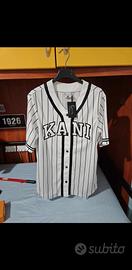 Maglia Karl Kani Basebal bianca