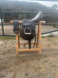 Sella inglese da salto 16” Macel completa