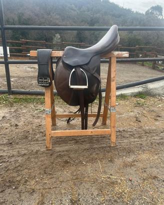 Sella inglese da salto 16” Macel completa