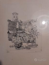 Litografia Salamini 1976 dimensioni 25x20