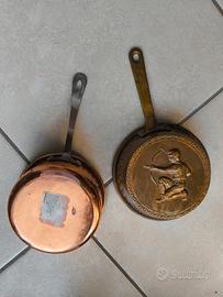 Due tegamini di rame