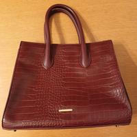 Borsa Carpisa in vera pelle bordeaux 