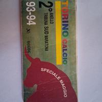Abbonamento Torino Calcio Campionato 93 - 94.  