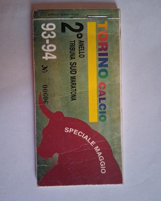 Abbonamento Torino Calcio Campionato 93 - 94.  