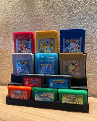 Stand Espositore Porta Cartucce Gameboy