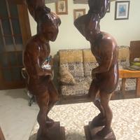 Statuine in legno