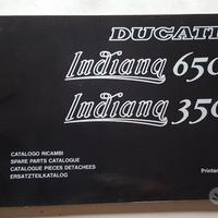 Ducati Indiana 350 - 650 1986 catalogo ricambi