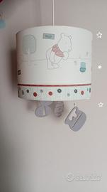 lampadario a soffitto rotondo Winnie the Pooh 