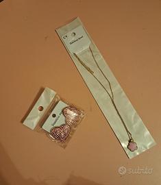 set collana e orecchini donna