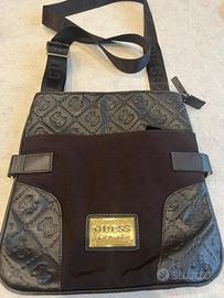 Borsa guess marrone pelle tracolla