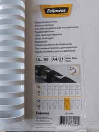 DORSI PLASTICA PER RILEGATURA Cm.3,8