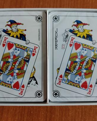2x mazzo 54 carte Poker + 1 Mazzo 57 Carte da UNO 