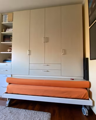 Armadio Zalf con letto a scomparsa