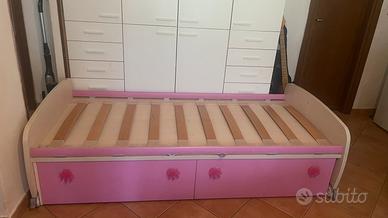 Letto Singolo Foppapedretti con Cassettoni
