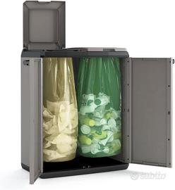 Keter Split Cabinet 68x39x85 cm grigio