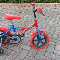 Bicicletta spiderman 12"