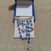 Grande spilla moda artigianale stile retrò 