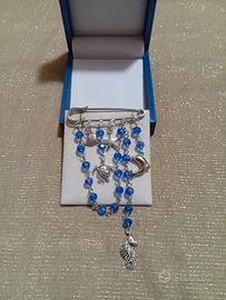 Grande spilla moda artigianale stile retrò 