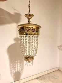 Lampadario cristalli Swarovski originale anni ‘90