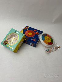 Set 120 pezzi ,ball disc, ape volante, colori dita