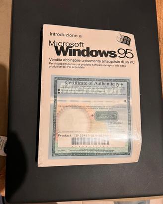 Microsoft Windows 95 Italiano OEM-NUOVO SIGILLATO
