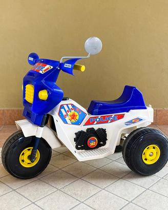 BIEMME Moto Elettrica Police Ranger Blu Vintage
