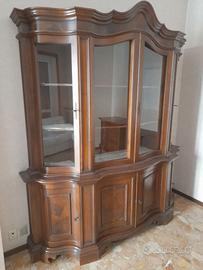 MOBILE  VETRINA IN NOCE