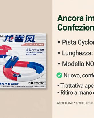 Pista 4WD Cyclone YANYU 5,20m - Nuova Sigillata