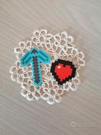 Coppia di toppe adesive "Minecraft" - NUOVE.