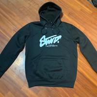 Felpa pull&bear logo bianco grande davanti M