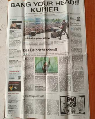 Bang Your Head Kurier 2018 Rivista festival metal