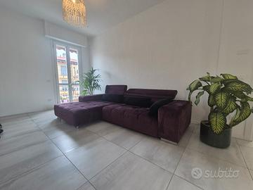 Divano angolare in velluto – Elegante e comodo, pr