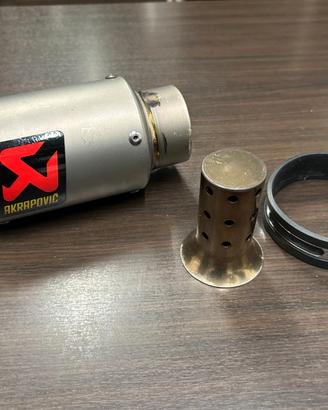 SCARICO TITANIO COMPLETO 60mm