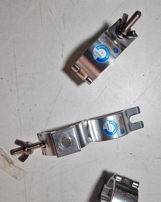 pinza in allummino per luci da traliccio