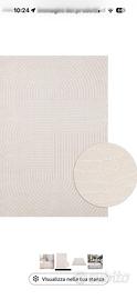 Tappeto moderno crema in polipropilene