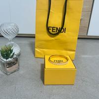 bracciale fendi oro bianco