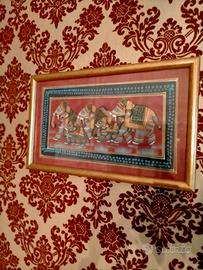 QUADRO INDIANO DEL RAJASTHAN ANNI 60/70