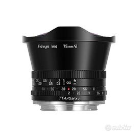 TT Artisan 7,5 mm F2.0 APS-C Fisheye Sony E Mount