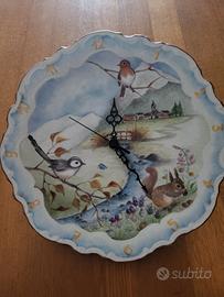 Orologio da parete dipinto a mano