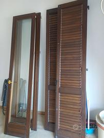 porta finestra e persiane 