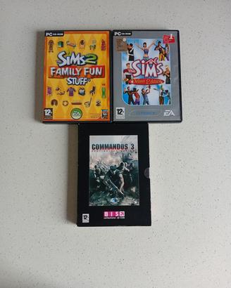 Lotto tre videogiochi PC 