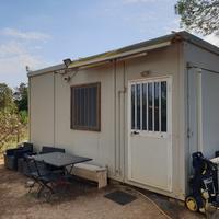 Container modulo abitativo con bagno e doccia 