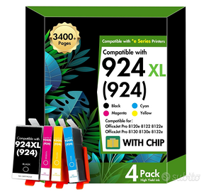 Set Cartucce 924XL Compatibili HP OfficeJet Pro 81