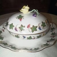 Herend salsiera con vassoio vintage