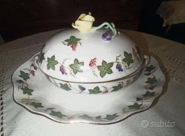 Herend salsiera con vassoio vintage